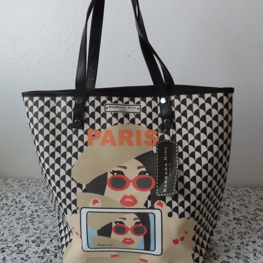 rare barbara rihl tote bag NWT